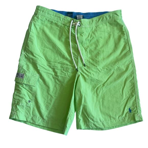 Polo Ralph Lauren Men’s Kailua Swim Swim Trunks Green Size Medium - Picture 1 of 7